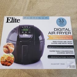 Elite 3.5 qt digital air fryer cheap