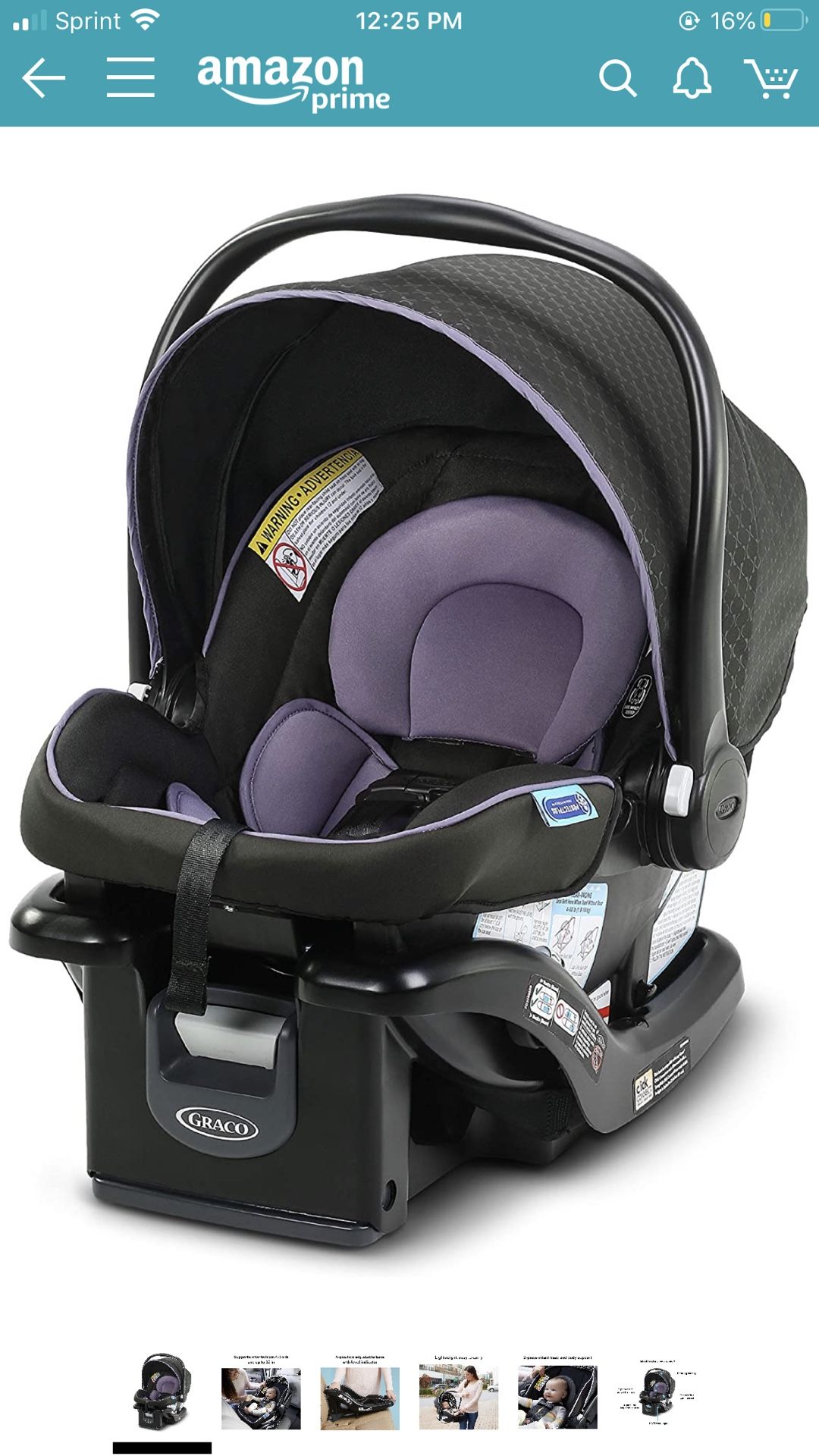 Graco SnugRide 35 Lite LX Infant Car Seat, Hailey