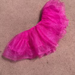 Hot pink neon tutu mini skirt costume 80s festival rave