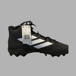NEW Adidas Freak Mid MD Men's Size 13 Black/White Football Cleats BB7689