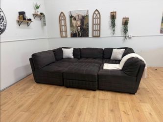 BRAND NEW CHARCOAL GREY SECTIONAL MODULAR SAME DAY DELIVERY