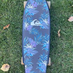 Quiksilver Night Paradise Cruiser Skateboard - Blue Jewel