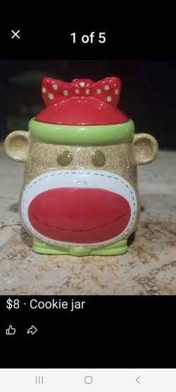Monkey cookie jar