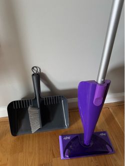 Mop, dustpan, and brush, all for $10