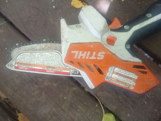 Stihl battery powered gta26 chainsaw