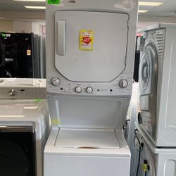 GE GUD24ESSMWW WASHER AND ELECTRIC DRYER COMBO