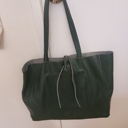 Vera Pelle Leather Shoulder Bag 16"×12"×5"