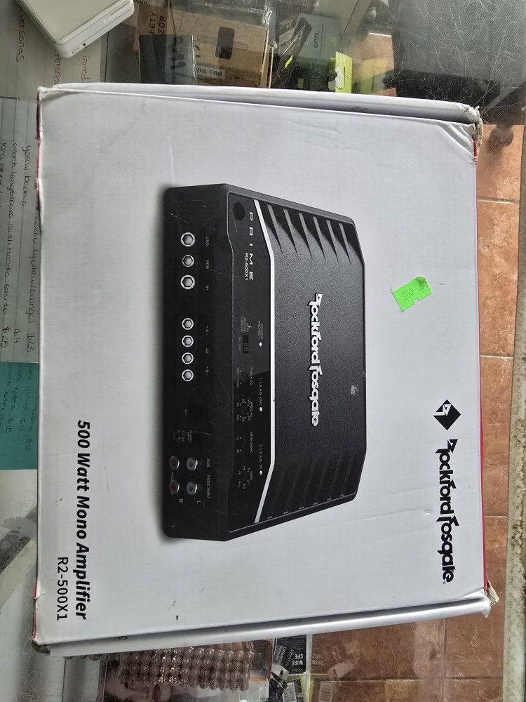 Rockford Fosgate R2-500X1 Prime 500 Watt Mono Amplifier