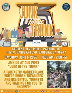 June 6, 2026 Gardena public parking sale