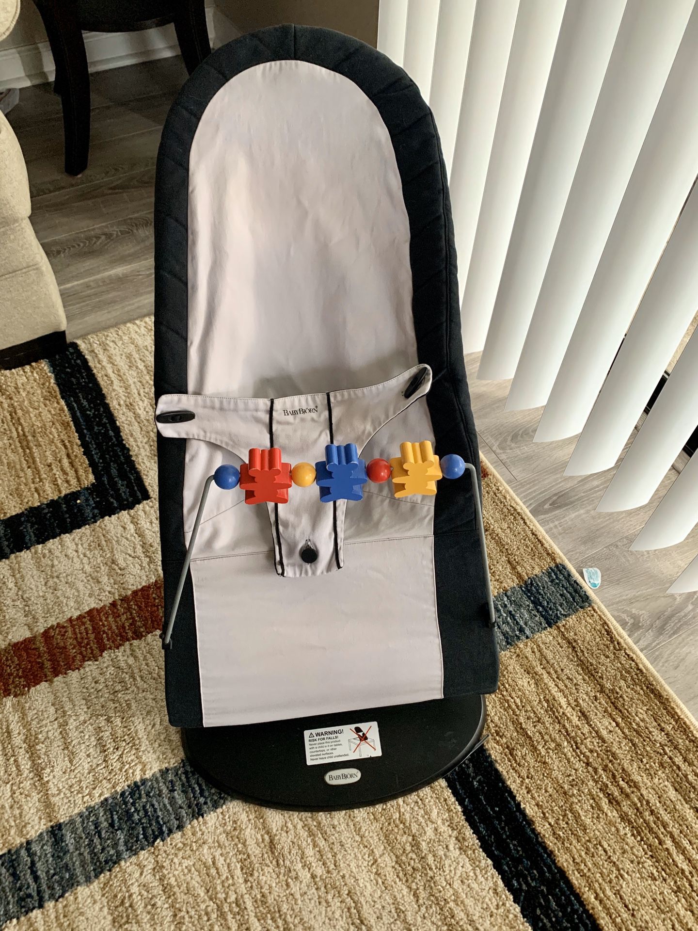 Baby Bjorn bouncer with toy bar