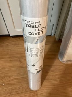 VViViD 20mil Premium Clear Multi-Purpose Heavy Duty Vinyl Tablecloth Protective Cover 9ft x 54 Inch
