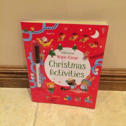 Christmas Activity Wipe Clean Book