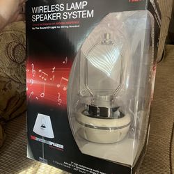 Wireless Lamp Speaker System – New