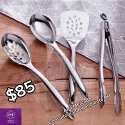 Princess House Set Utensilios Acero Inoxidable