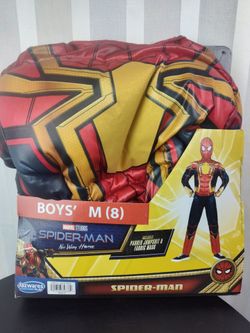 Boys Spider Man superhero costume size medium