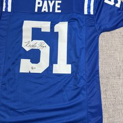Kwity Paye Signed Autograph Custom Jersey - Beckett Coa - Indianapolis Colts