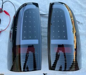 05-15 Toyota Tacoma Spyder Smoke Black LED Bar Tail Lights