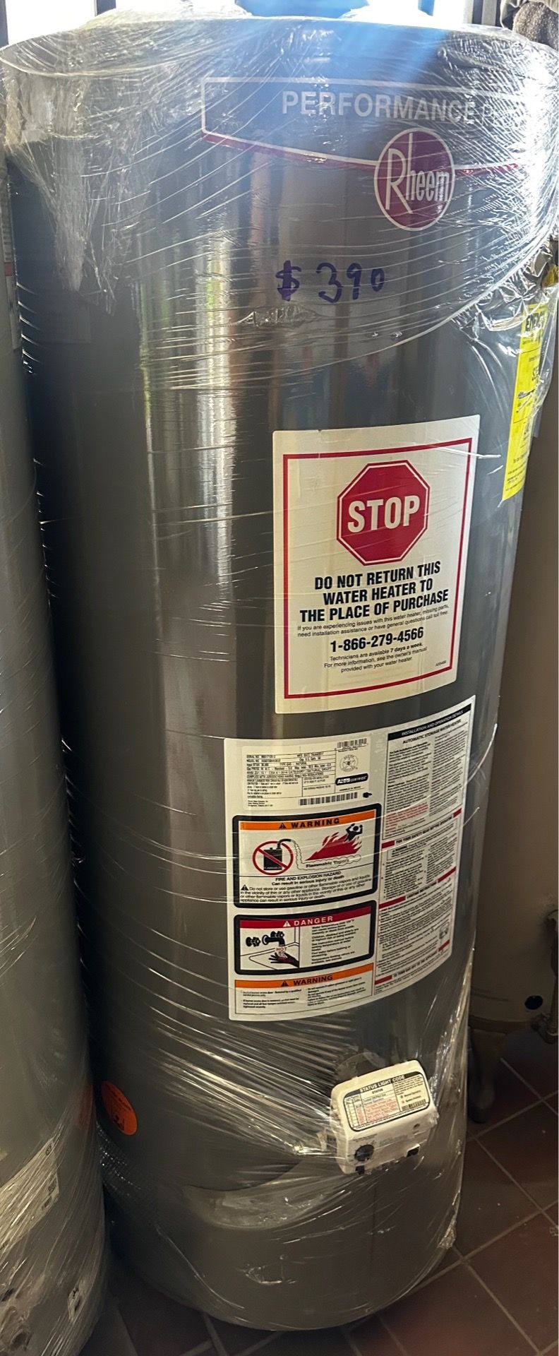 Rheem 50gl water heater