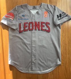 2024 Junior Caminero Leones Del Escogido Game Worn Championship Jersey Size L