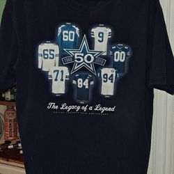 Dallas Cowboys 50 Anniversary Legends Shirt Mens Size Large