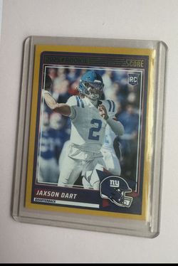 2025 Rookie Jaxson Dart Football Card score