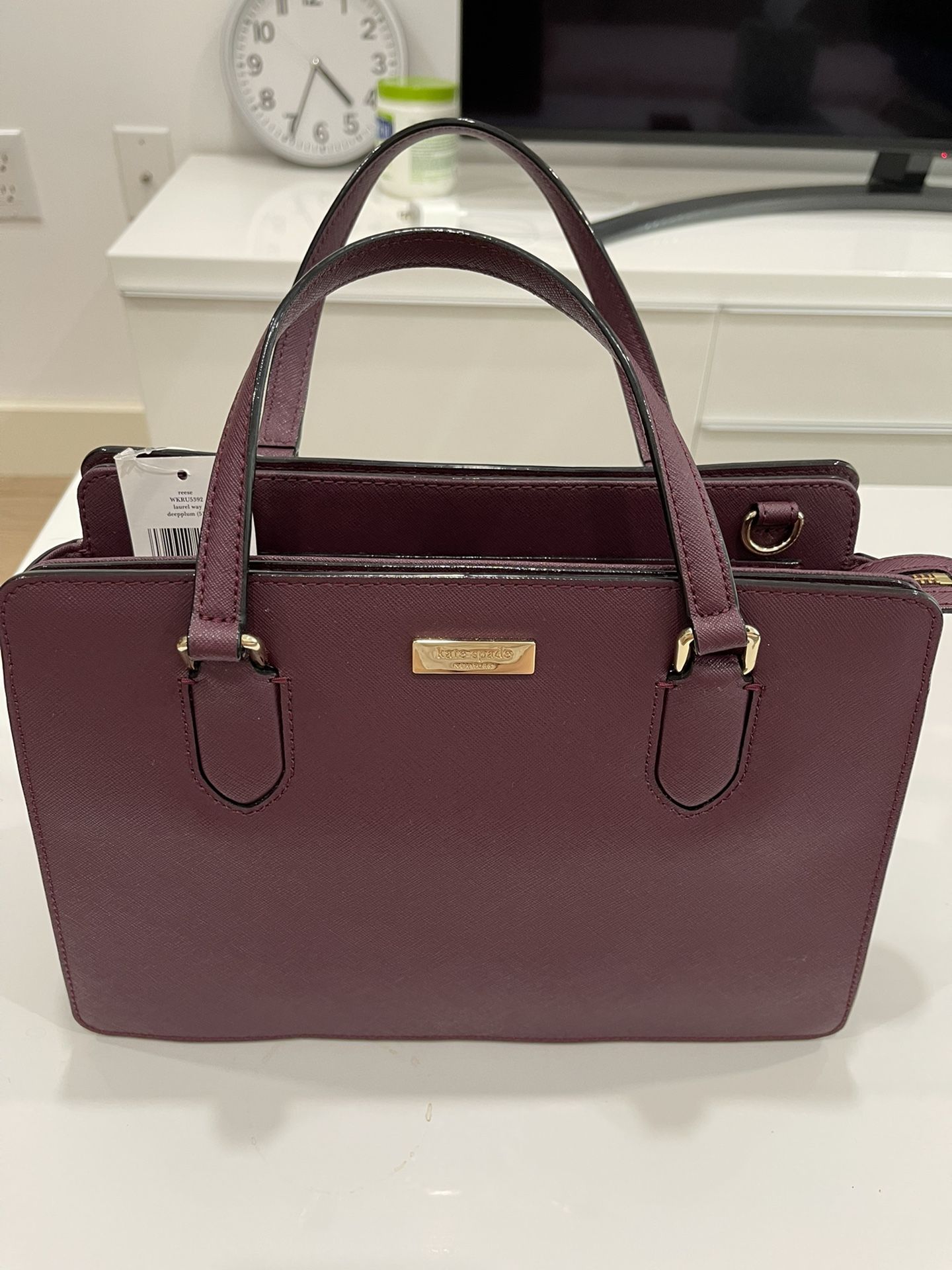 Kate Spade Laurel Way Reese Satchel, plum