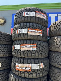 33x12.50r20 Arroyo RT tires nuevas con 55,000 millas de garantía las 4