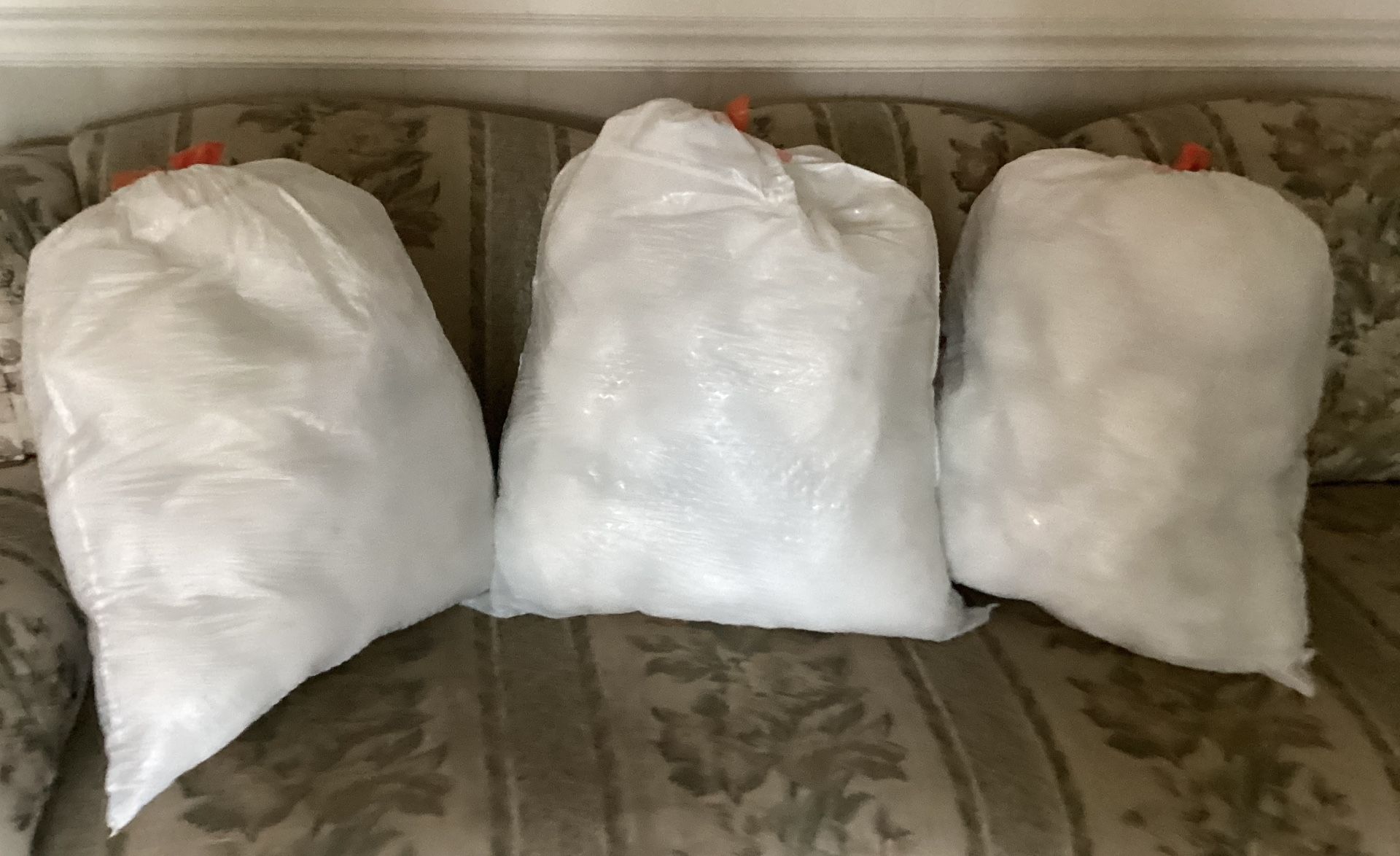 Polyester Stuffing. (used) 3 Bags Available 