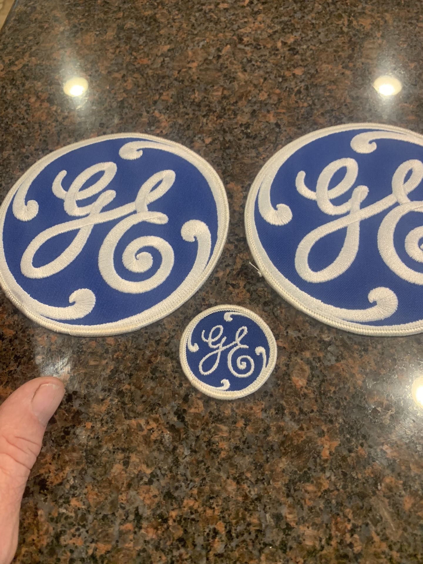 Vintage Woven GE Patches Selling Together