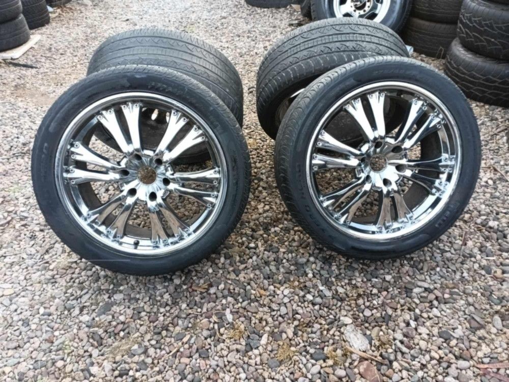 RIMS 275/40R20....6 LUGS FIT TOYOTA TACOMA NISSAN XTERRA NISSAN IZUSO RODEO HONDA PASPORT NISSAN FRONTIER NISSAN PATHFINDER
