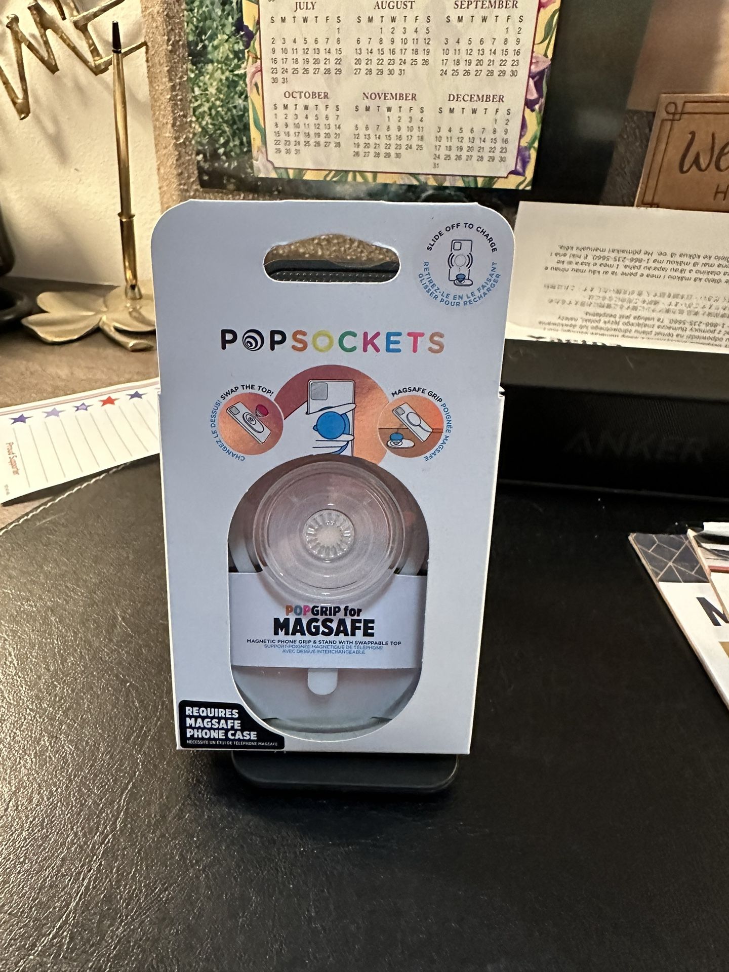 NEW …Pop Socket Brand Magnet Pop-up Cell Phone Holder