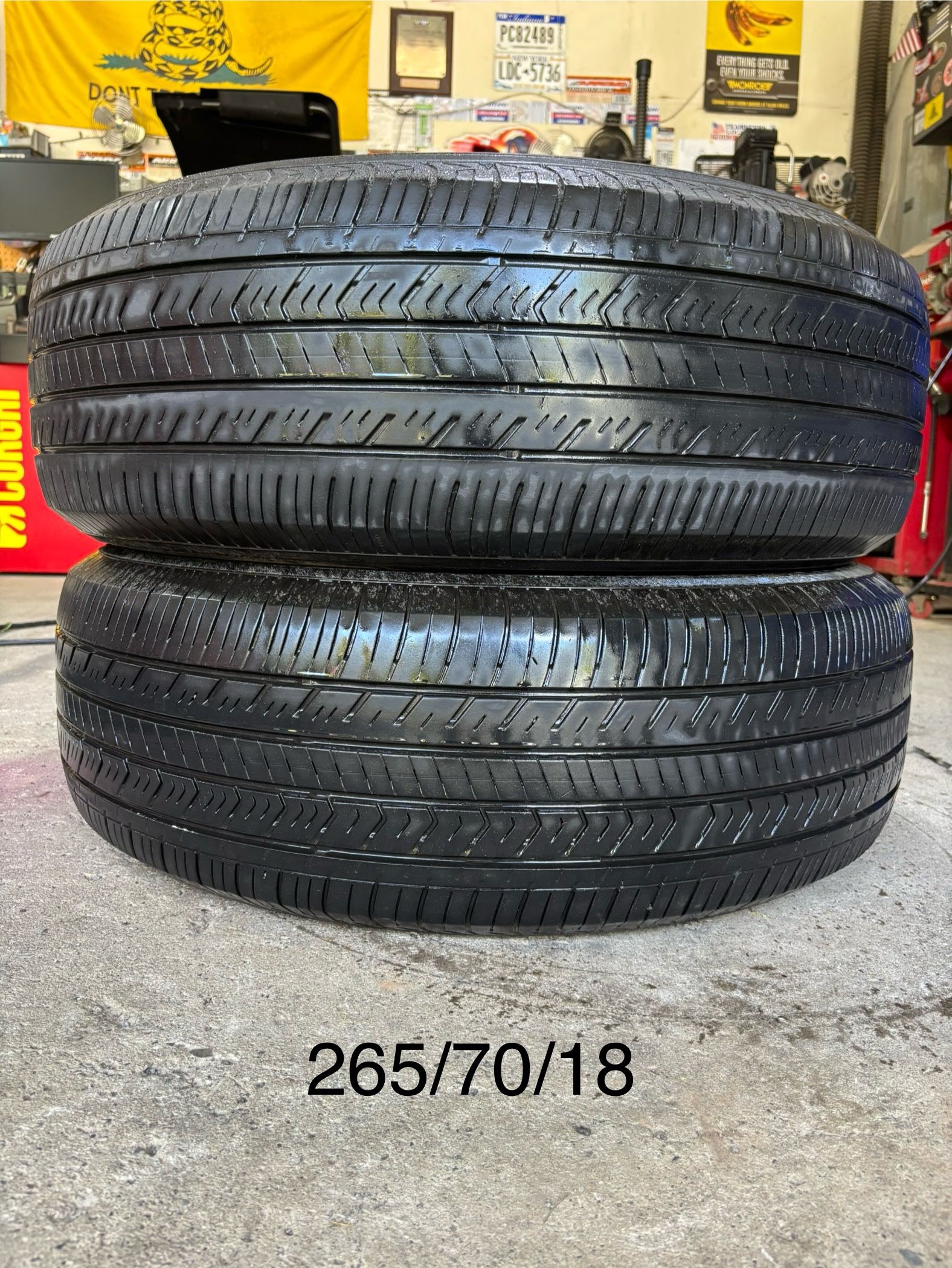 (2) - 265/70/18 Yokohama Geolander X-CV G057 Tires