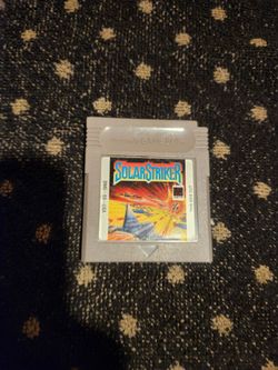 Solar Striker Nintendo Game Boy Cartridge