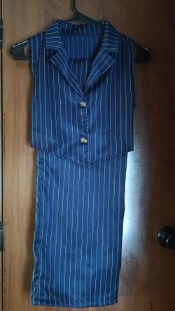 Vest and dress pants for girls