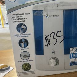 Pureguardian H1175WCA Top Fill Ultrasonic Cool Mist Humidifier with Aromatherapy Tray Blue