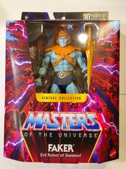 MASTERS OF THE UNIVERSE. MASTERVERSE. VINTAGE COLLECTION. FAKER 7" ACTION FIGURE.