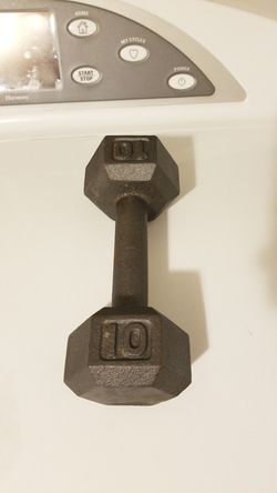 Barbell dumbbell 10 pound single