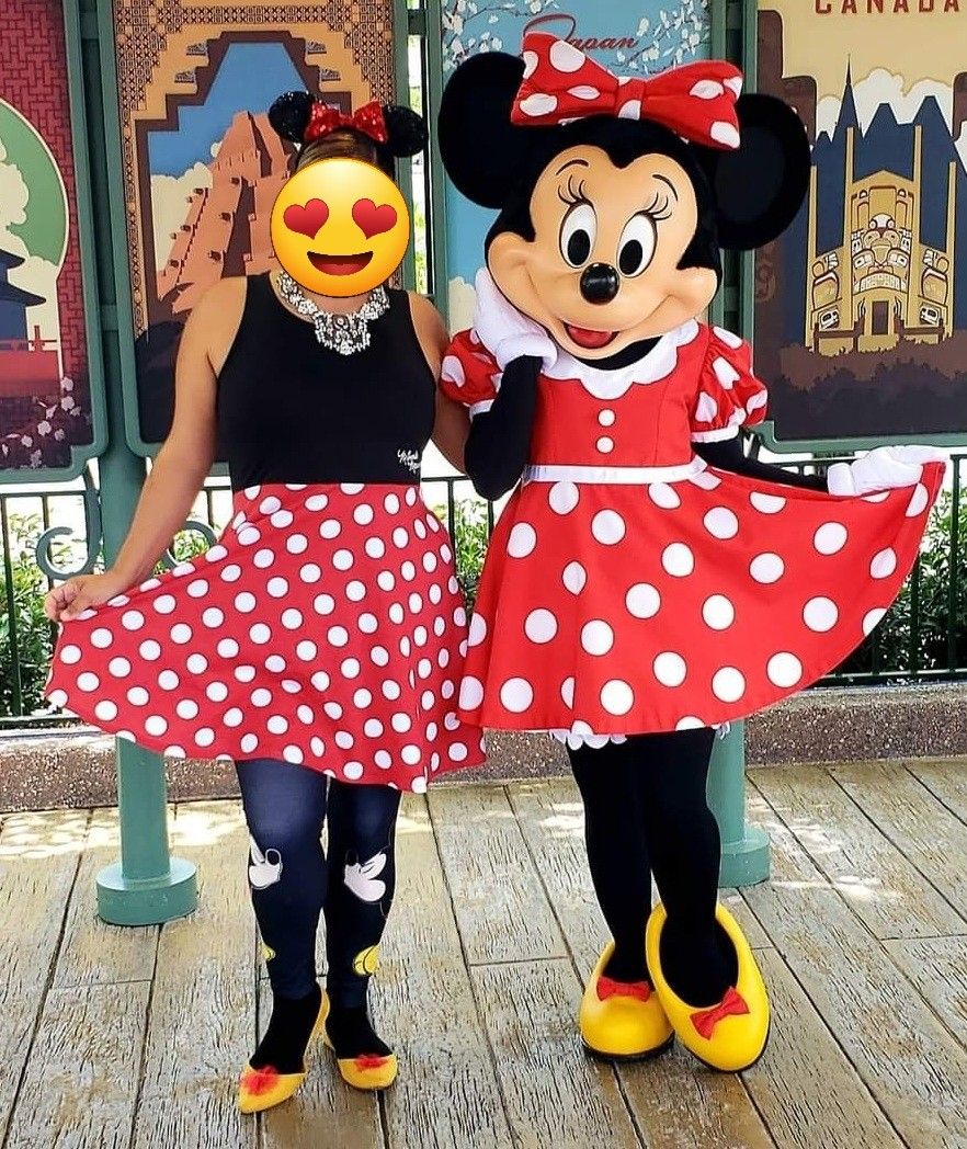 Adult Original Disney Minnie Mouse Halloween Costume Size XL