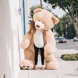 8ft Thick Teddy Bear 