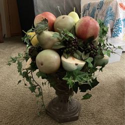 Resin Urn Fruit Topiary