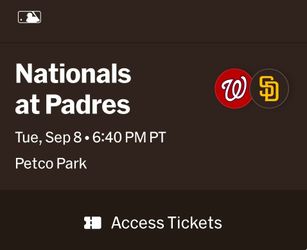 Padres /Nationals Sec 306