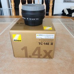 Nikon 1.4x iii Teleconverter For F Mount