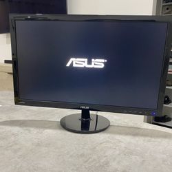 ASUS VS247 24” Monitor – Excellent Condition w/ Stand & Cable