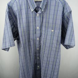 Orvis Men Size XL Blue Multi Tone Plaid Shirt. Excellent condition like new awesome color combination and design. Beautiful profile and design Pit to