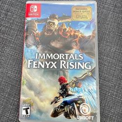 Immortals Fenyx Rising .. Nintendo Switch. New Condition. Without Case 