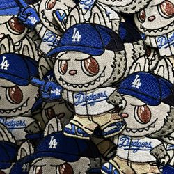 Dodgers X labubu Patch