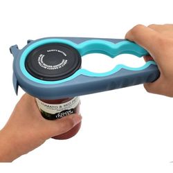 Otstar Jar Opener Bottle Opener and Can Opener for Weak hands, Seniors with Arthritis and Anyone with Low Strength, Mutil Jar Opener Get Lids Off Easi