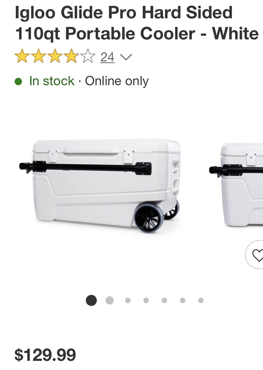 IGLOO Glide Pro (110 Qt) Portable Cooler