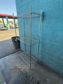 Metal shelf