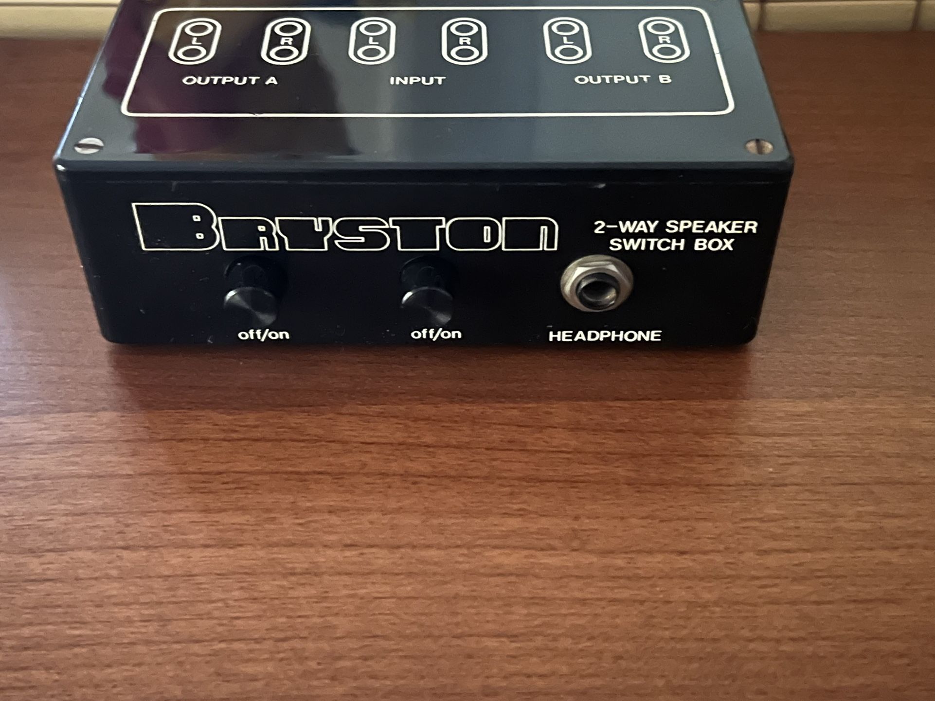 Bryston SWB2 2 Way Speaker Switch Box